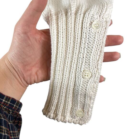 Thom Browne Cotton Jersey Pocket 4-Bar Stripe Crew Neck Sweater White Size S - Picture 7 of 8